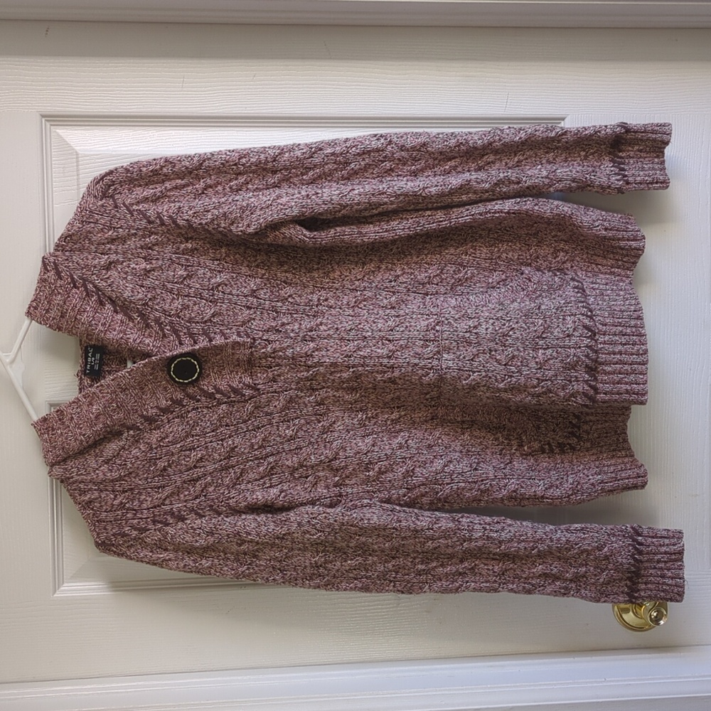 Tribal Pink Knitted Hoodie